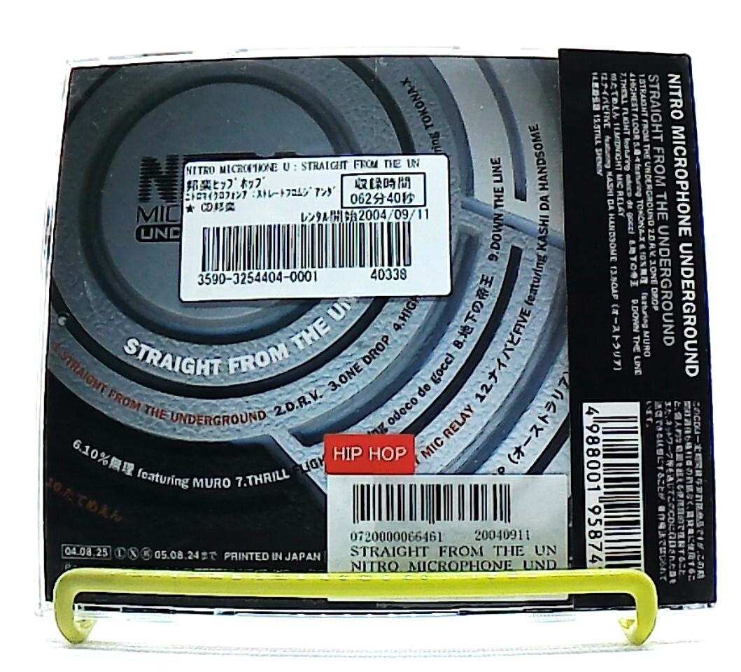ニトロ DVD CD  NITRO MICROPHONE UNDERGROUND NITRO MICROPHONE UNDERGROUND - NITRO X 99-09: COMPLETE EDITION(2CD