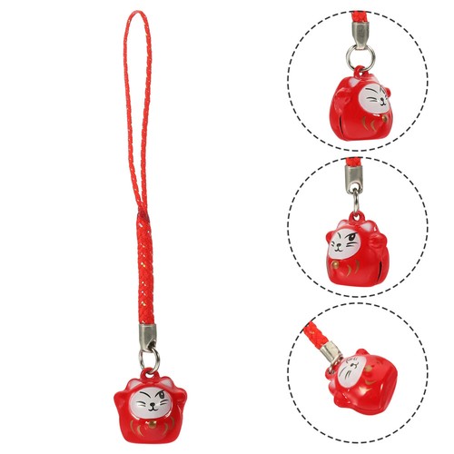 5 Pcs Copper Bell Decoration Mobile Phone Chain Pendant Cat Strap Charms - 第 10/12 張圖片