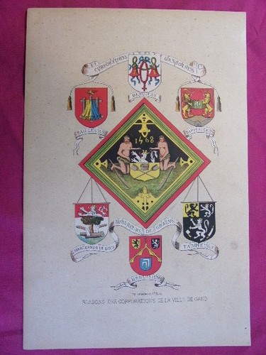 Belgique. Blasons des corporations de la Ville de Gand - Picture 2 of 2