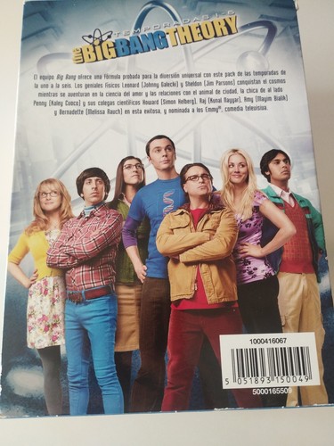 The Big Bang Theory Seasons 1 To 6 Full - DVD Spanish English Region 2 - Picture 2 of 5