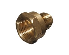 LPG CARAVAN  BBQ LPG RV BOAT SHOP  ADAPTOR 1/2F BSP FLARE x 3/8M BSP FLARE