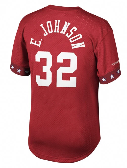 Camiseta deportiva All Star Mitchell & Ness 1988 para hombre Magic Johnson Lakers malla grande L NBA Foto 2 de 4