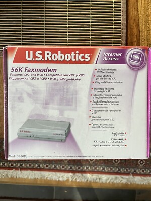 U.S. Robotics 56K Modem Intern Voice Faxmodem - Neu - OVP