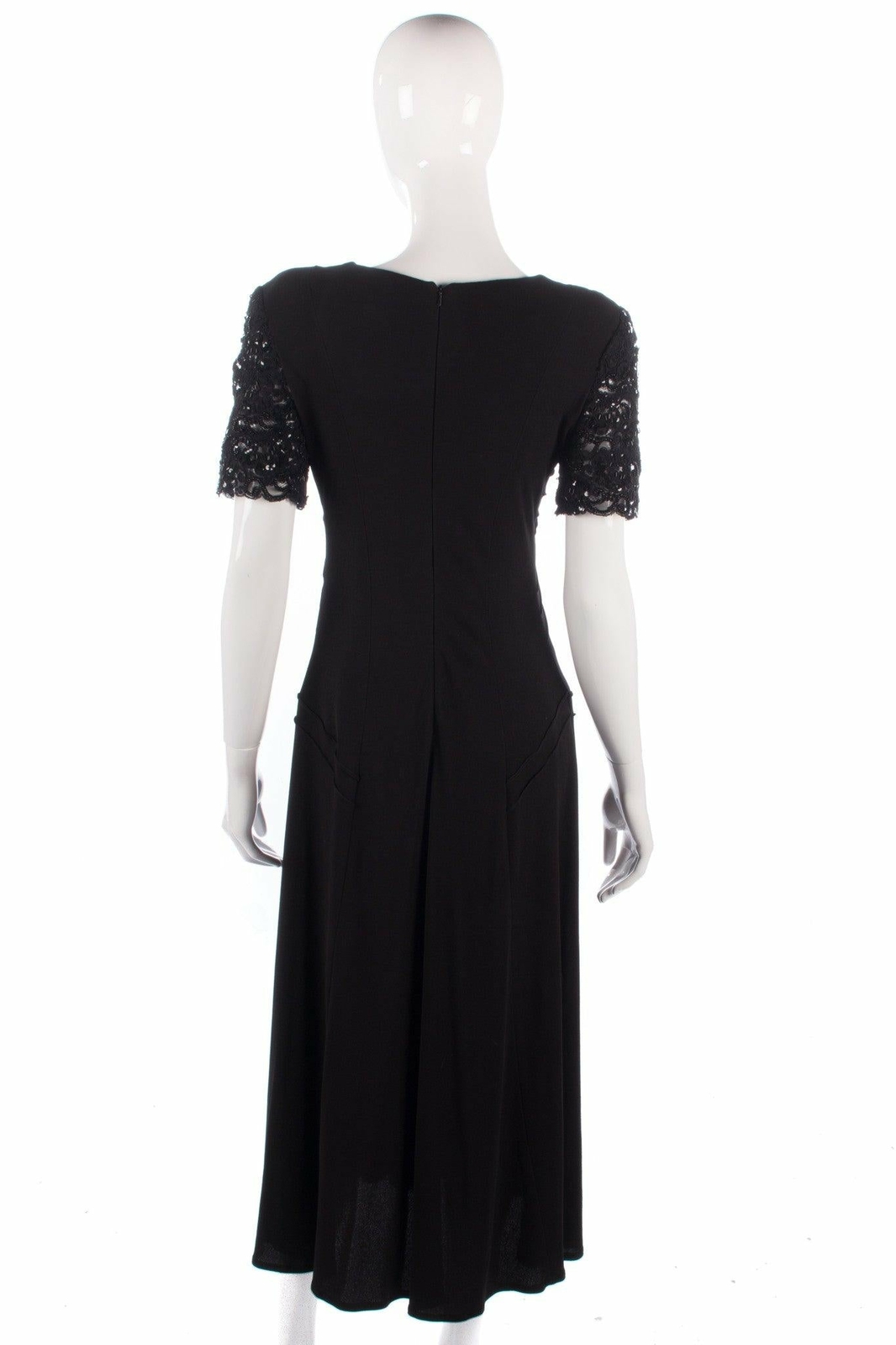 Sierra Designs Vintage black dress with beading size 10/12 eBay