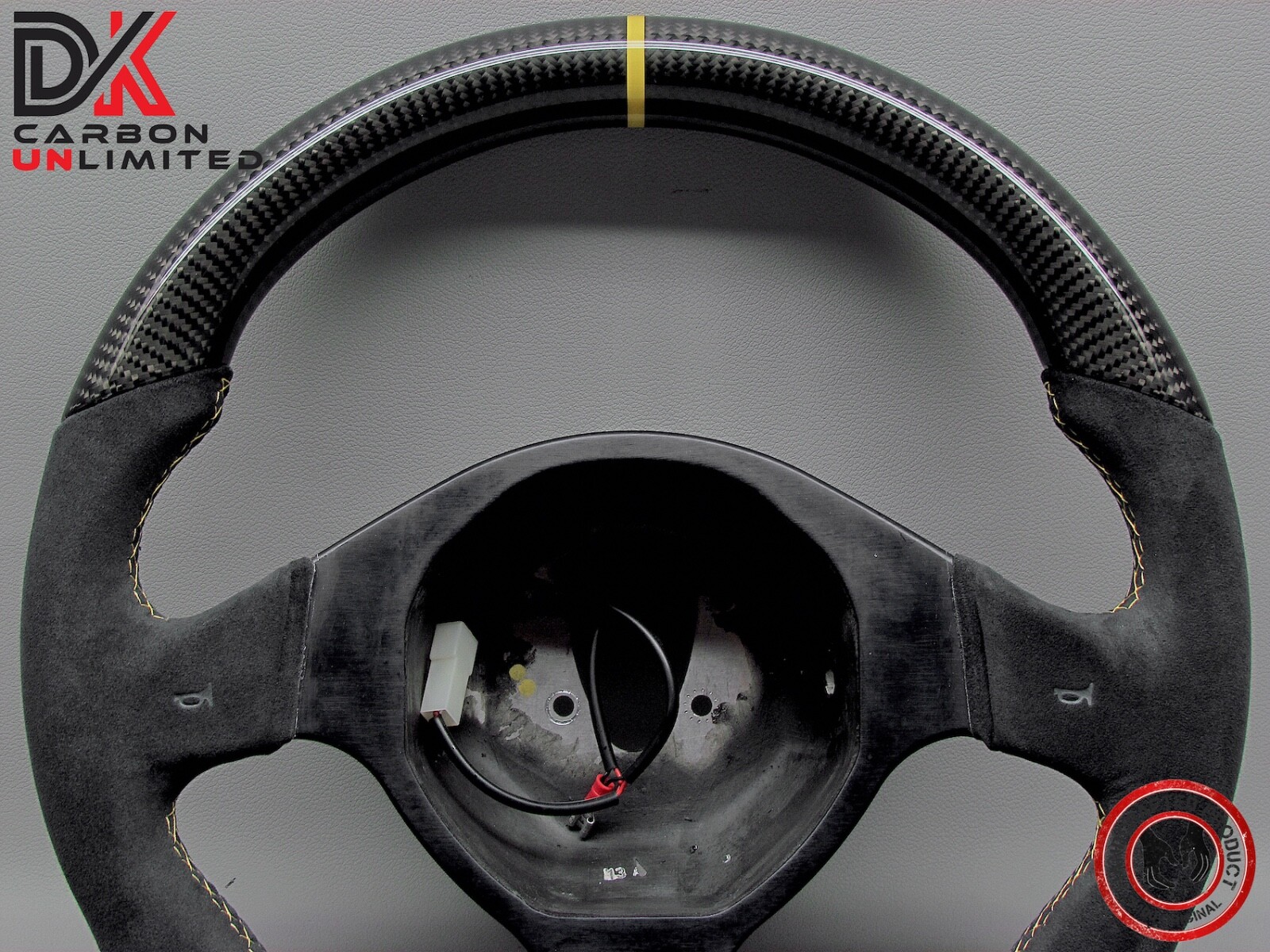 Lamborghini Murcielago LP670 LP650 LP640 Yellow Ring Carbon Steering Wheel v3