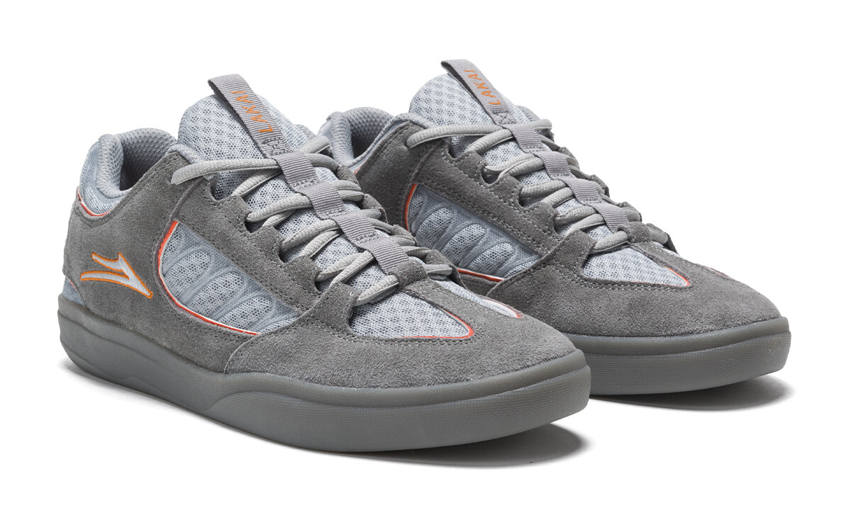 Lakai Footwear Carroll Grey Orange 