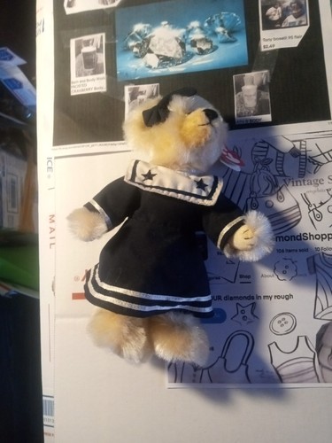 Ty 1999 The Attic Treasures Breezy Sailor Girl 8" Jointed Bear Plush with Tag - Picture 7 of 14
