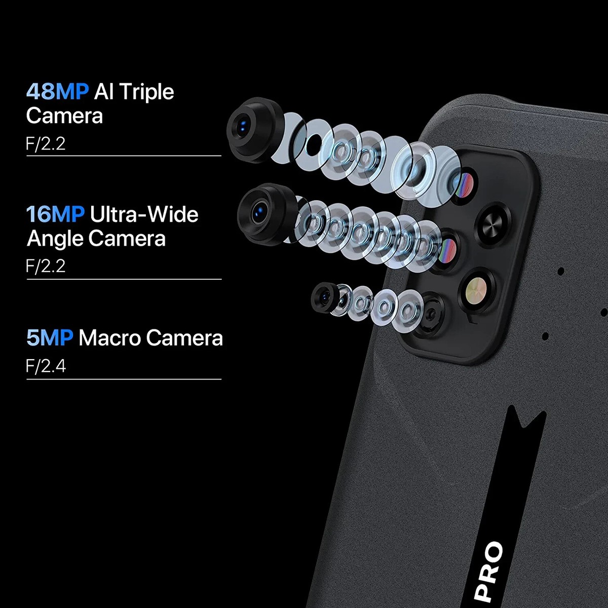 UMIDIGI Bison 2 PRO 8G+256GB Smartphone with IP68& IP69K (Pre