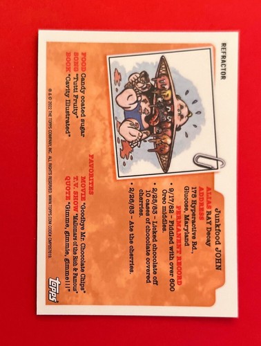 Dotty Dribble ~ 2022 Topps Garbage Pail Kids GPK Chrome ~ Refractor #195b - Picture 2 of 2
