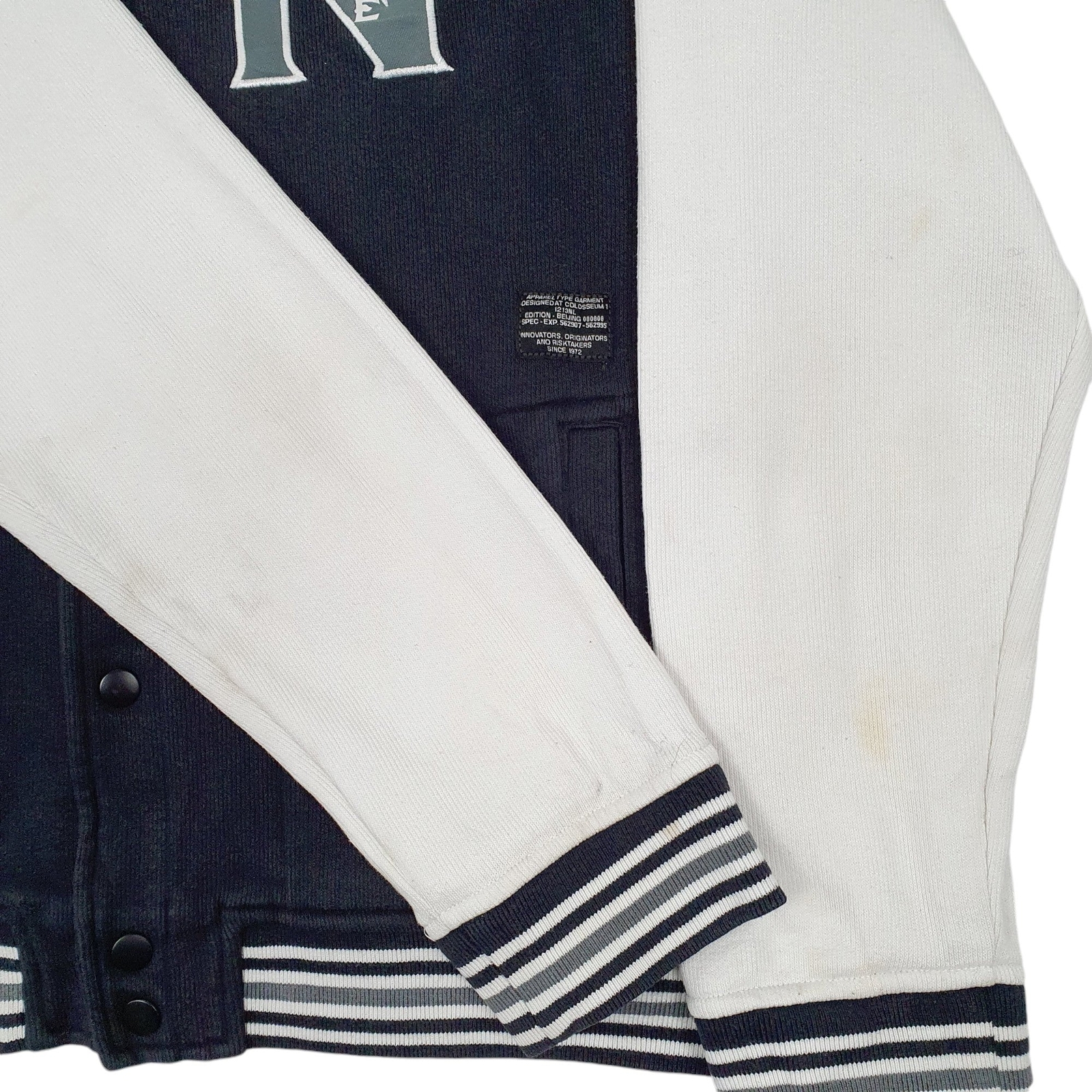 NIKE Full Zip Baseball Jersey Vintage 2000s Jumper Sweatshirt Mens M image 4