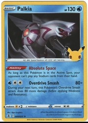 Palkia 004/025 Celebrations Holo Rare