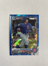 2021 Bowman Draft Chrome Sapphire Cristian Hernandez Refractor BDC-193 Marlins