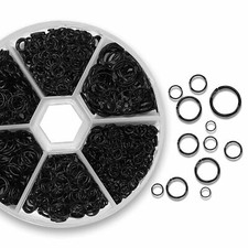 1100 Pcs Stainless Steel Jump Rings Open Jump Rings Connectors for Necklaces
