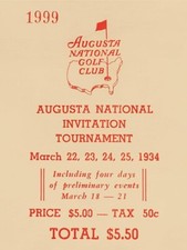 The Masters Vintage Golf Photo - Augusta National Memories - 4x6 Glossy Postcard