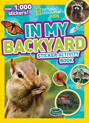 National Geographic Kids Backyard Sticker Activity Book with 1000+ Stickers