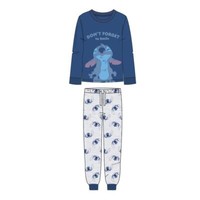Langarm-Pyjama Single Jersey Stitch Blu - M | Jungen CerdÀ