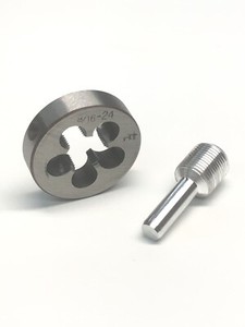 New LH Left Hand TPI Tap and Die Set HSS 9//16x24LH