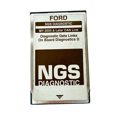 Ford Hickok NGS Diagnostic Module Card Brown OBD2 MY 2005, Later Can Link V 2.0