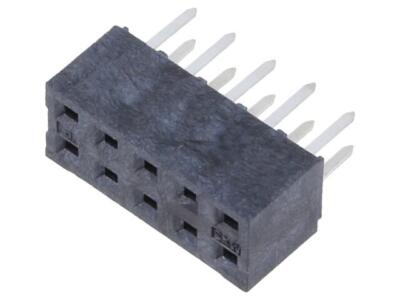 79107-7004 MGrid VRec DR W/OPgs .38AuLF 10Ckt MOLEX