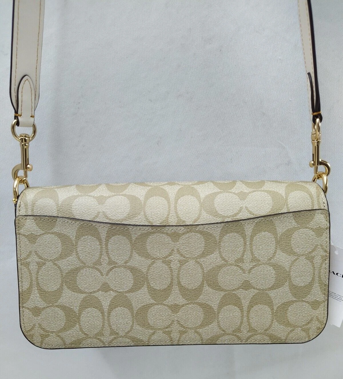 Coach Morgan in tela firmata con applique floreale a tracolla Nuova con etichette $498
