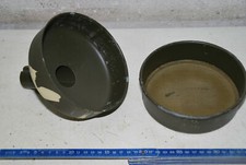 Alter Trichter aus Stahlblech mit Messing Sieb Bundeswehr Oldtimer Traktor Lkw