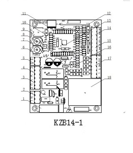Placa de control 220Vac / 110Vac para puertas correderas - Imagen 4 de 11