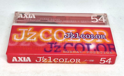 AXIA Jz1 COLOR 54 leere Audiokassette Band (versiegelt) NEU