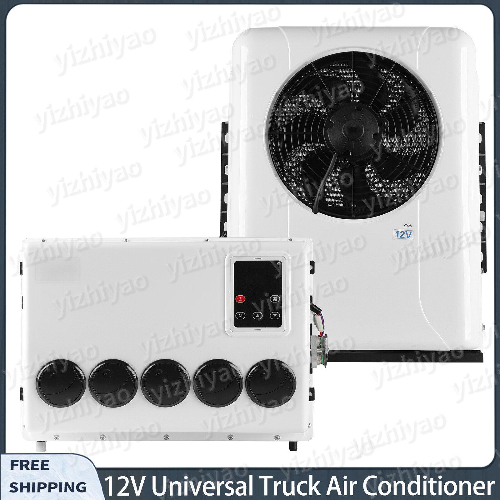 12V Mini Split A/C for Trucks RVs Vans 12000 BTU Cooling System