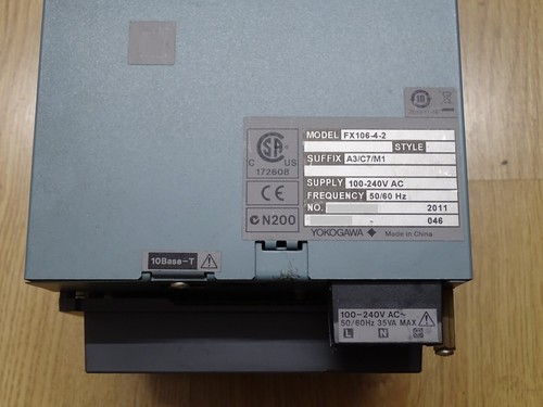 Yokogawa FX106-4-2 A3/C7/M1 recorder data acquisition - Picture 5 of 8