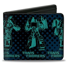Bi-Fold Wallet TRANSFORMERS Grimlock Poses Halftone Black/Blues