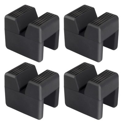 Seven Sparta 4 Pcs Car Jack Pad Adapter for Stand Universal Rubber Black 