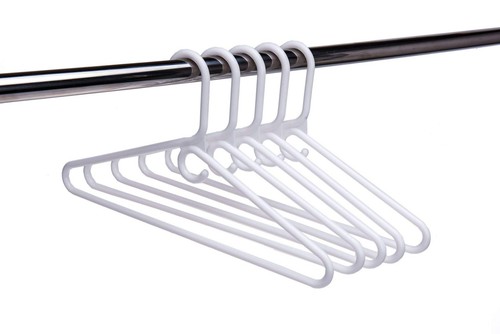 Quality White Hangers 90-Pack - Super Heavy Duty Plastic Clothes Hanger Multi... - Afbeelding 6 van 7