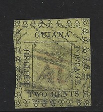 British Guiana 1862 sg 120 c, (wrong ornament, type 15) vfu, cat. £900