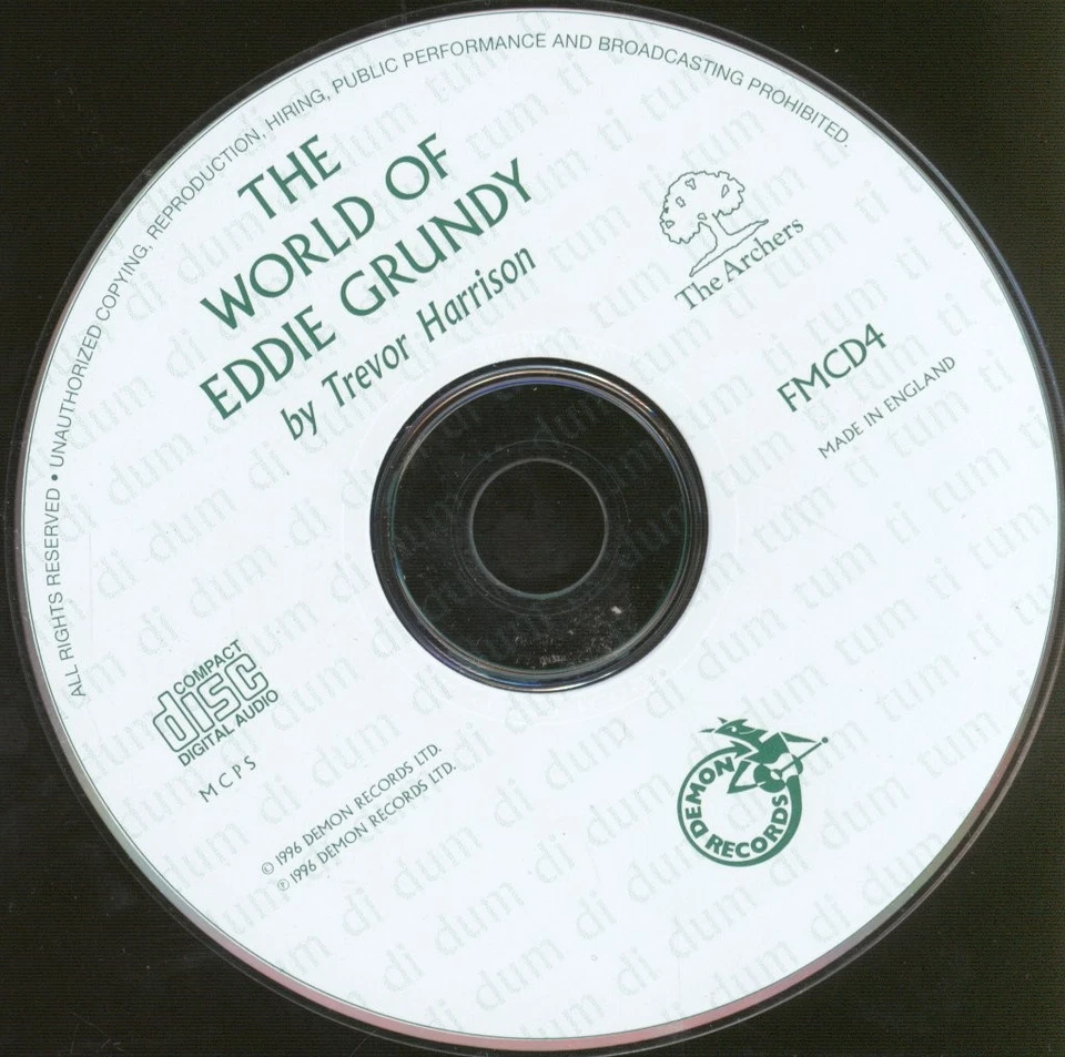 Trevor Harrison Welt Von Eddie Grundy CD UK Demon 1996 FMCD4 - Bild 3 von 3