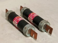 Lot of 2, Bussmann Fusetron FRS-R-110 110A RK5 time  delay fuse, 600VAC/300VDC