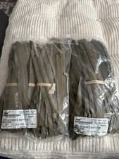 YKK Reverse Zipper, Olive, 10.5 And 11.5 Inches, 100 Pieces Each