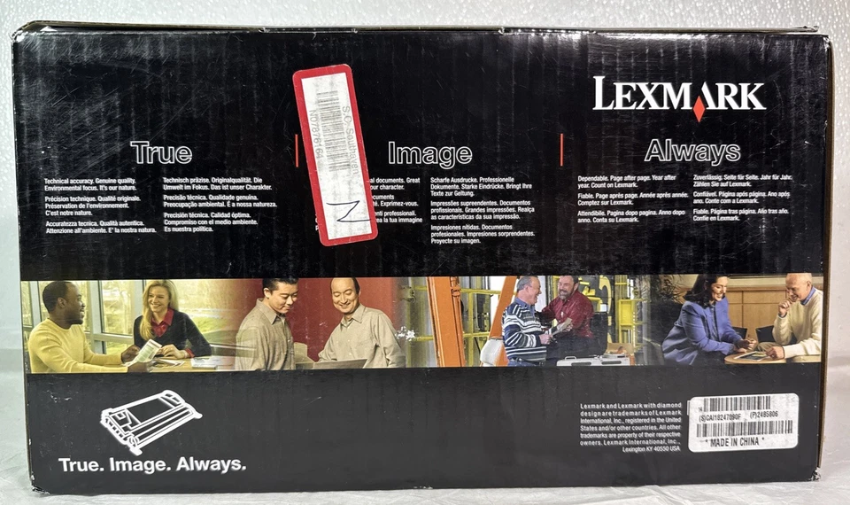 Cartucho de tóner amarillo de alto rendimiento original Lexmark 24B5806 para CS736 / XS734 NUEVO Foto 3 de 4