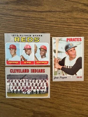 1970 Topps Lot of 3 High number cards