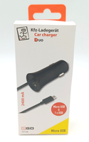 Kfz-LadegeräT Lkw 12V/24V - Ladeadapter 2400Ma Car Charger Micro Usb + 1 X Usb