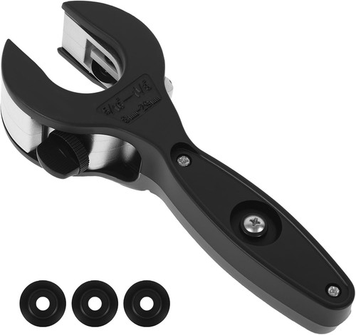 Ratcheting Pipe Cutter, 2 in 1 Close Quarters Tube Compact Cutter, Large Bearing