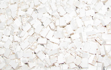 Nuevo Lego 1x2 Blanco Perfil Ladrillos Rejilla Acanalado x 50 Piezas Piezas Lote a Granel