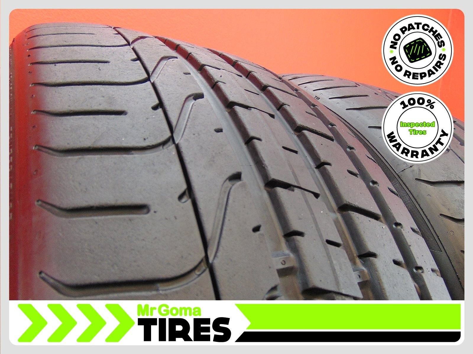 2 PIRELLI P ZERO TM F01 XL 245/35ZR20 USED TIRES 8.9/32 TREAD 95Y FERRARI