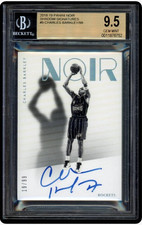 Charles Barkley 2018-19 Noir Shadow Signatures Auto /99 BGS 9.5/10 Gem Mint