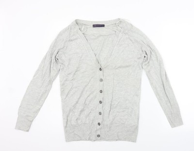 Marks and Spencer Damen Strickjacke Pullover Grau Größe 10