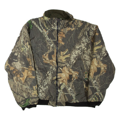 REMINGTON Herren Outdoor Jacke Grün XL mit Reißverschluss