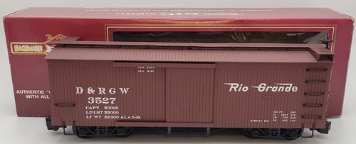 Bachmann 93348 Escala G Denver y Río Grande Western Boxcar EX/Caja | Zustand: Used
