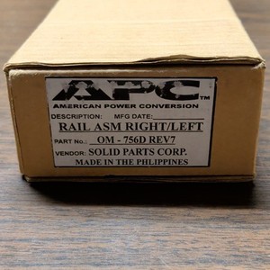 APC Rack Mount Hardware Rails Rack-Mounted OM-756D REV7 Rail ASM 