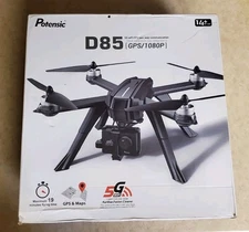 Potensic D85 FPV Drone, 1080P Camera , Brushless Motor, 5G *NO BATTERY * 3 LEGS*