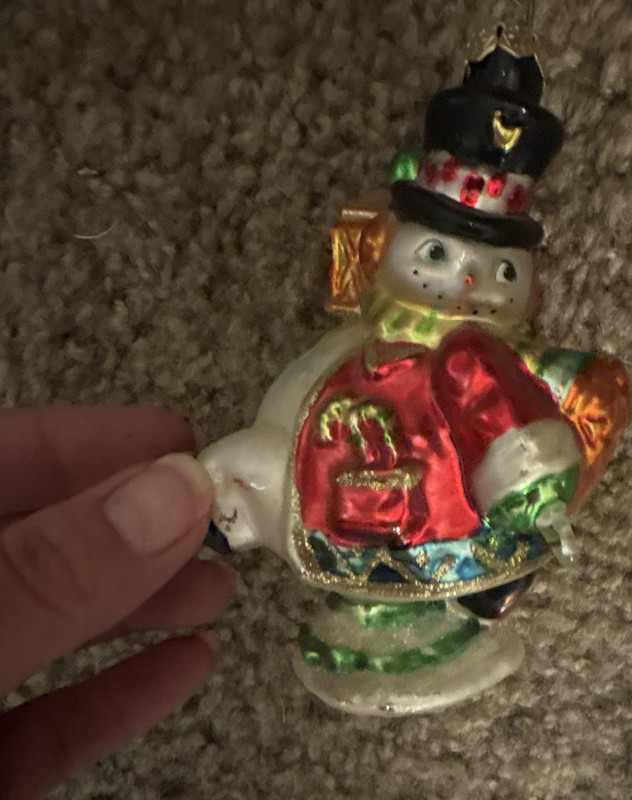 Hanging Snowman Ornament Multicolor Christmas Holiday Decorative Decoration