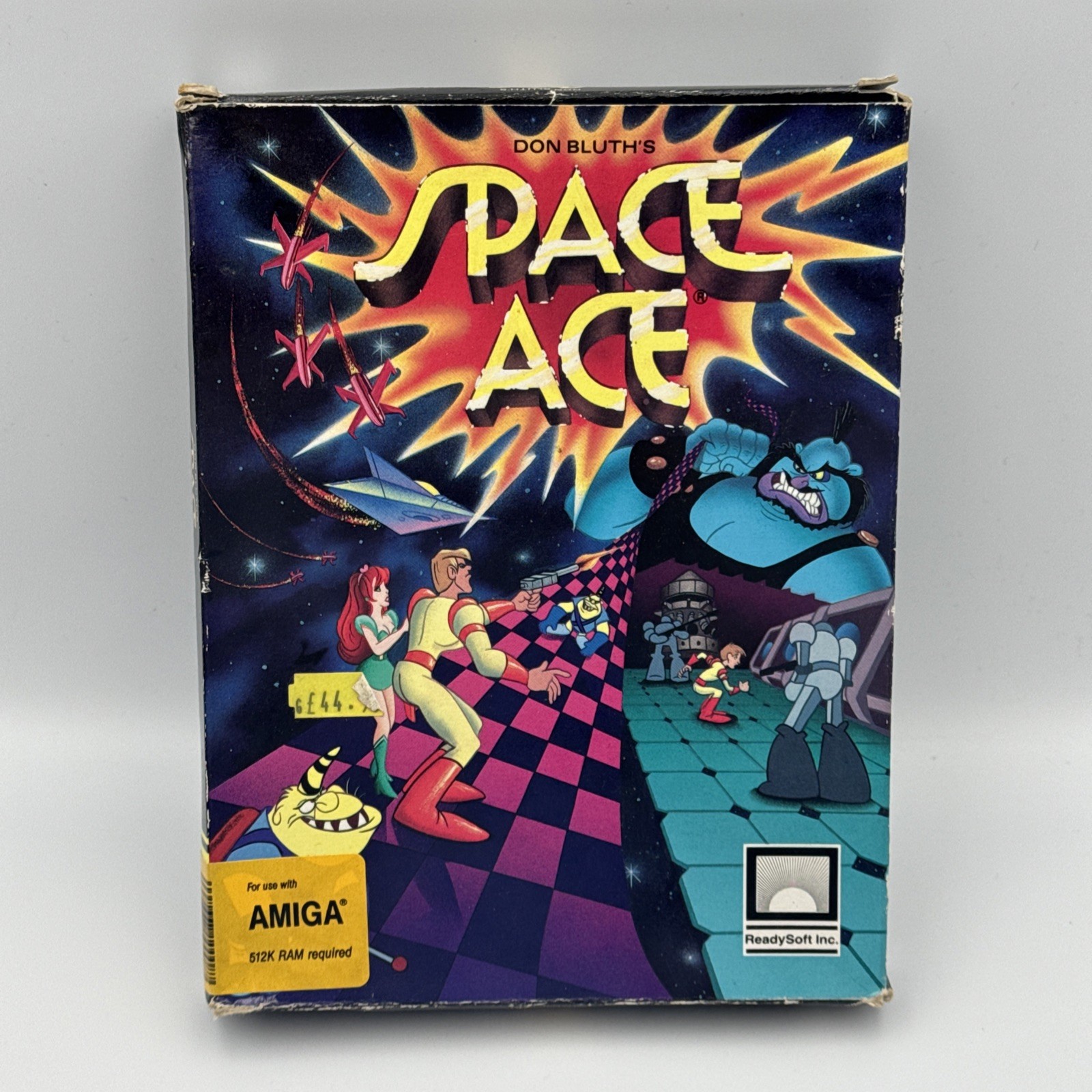 Space Ace Amiga ReadySoft Inc. Complete Manuel Commodore Floppy  Vintage Game